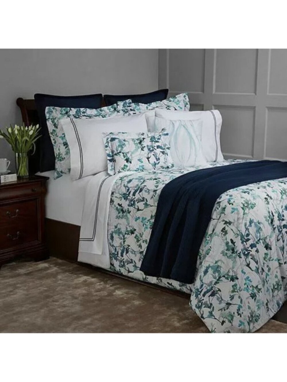 Sferra Totolla Continental Euro Sham Turquoise 26 X 26 Brand New in Package